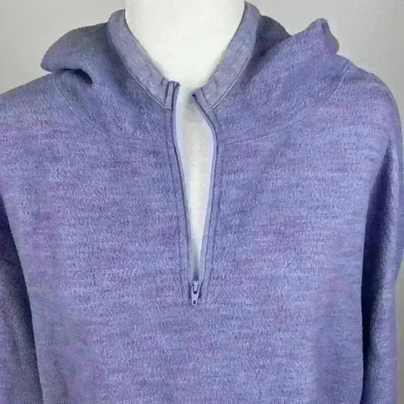 BP Light Purple Half Zip Hoodie Size Large - Picture 3 of 7